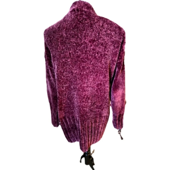 A New Day Brown Cardigan Sweater size S with feel of soft chenille fabric - Picture 3 of 7